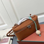 2025年5月28日入荷新作 loro piana  size：19.5*6.5*12cm  お安い/人気/本革 バッグ/XX工場