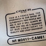 2025年5月28日入荷新作 COACH  斜め下げ バッグ CAM61SIZE:26*19.5*23  お安い/人気/本革 バッグ/XX工場