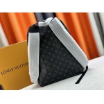 2025年5月28日入荷Louis Vuitton バッグM14020 Discovery Slim  Monogram Eclipse SIZE:38x13x28cm 人気の新作/誕生日プレゼント/ZC工場