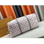 2025年5月28日入荷Louis Vuitton バッグM41418 M13915 新品 “louis vuitton” louis vuitton x takashi  keepall bandouliere SIZE：45x27x20