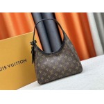 2025年5月28日入荷Louis Vuitton バッグM12940黑色 The Drop   The Drop   2018 年 Flower Hobo Monogram 15 x 12 x 28 CM 人気の新作/誕生日プレゼント/Z