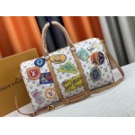 2025年5月28日入荷Louis Vuitton バッグM14736 Keepall Bandouliere 45 Monogram Dune SIZE：45x27x20 cm 人気の新作/誕生日プレゼント/ZC工場