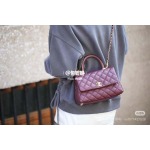 2025年5月29日入荷新作   Chanel  coco handle  Coco  SIZE22x15x8 お安い/人気/革/バッグ/XX工場