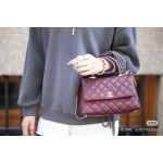 2025年5月29日入荷新作   Chanel  coco handle  Coco  SIZE22x15x8 お安い/人気/革/バッグ/XX工場