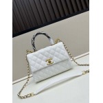 2025年5月29日入荷新作   Chanel  coco handle  Coco  SIZE22x15x8 お安い/人気/革/バッグ/XX工場
