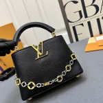 2025年5月29日入荷新作Louis Vuitton M12935 Capucines CapucinesChain On You Monogram SIZE::21×14×8cmお安い/人気/革/バッグ/XX工場