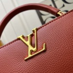 2025年5月29日入荷新作Louis Vuitton  M12938 M12937Capucines ChainOnYou Taurillon SIZE::27×18×9cmSIZE::31.5×20×11cmお安い/人気/革/バッグ/X