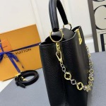 2025年5月29日入荷新作Louis Vuitton M12938 M12937Capucines ChainOnYou Taurillon SIZE::27×18×9cmSIZE::31.5×20×11cmお安い/人気/革/バッグ/XX