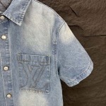 2025年5月30日入荷新作Louis Vuitton半袖 デニムの野球服高品質/人気/誕生日プレゼント/DR工場S-XL