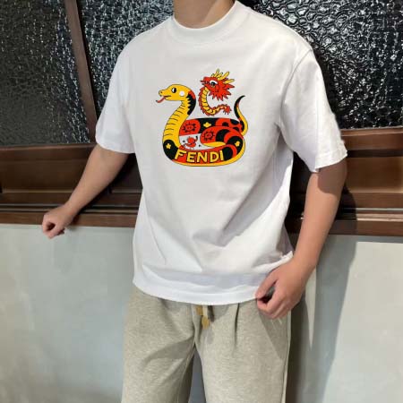 2025年6月6日入荷新作FENDI半袖 Tシャツ誕生日プレゼントの服/人気/BC工場S-XXL