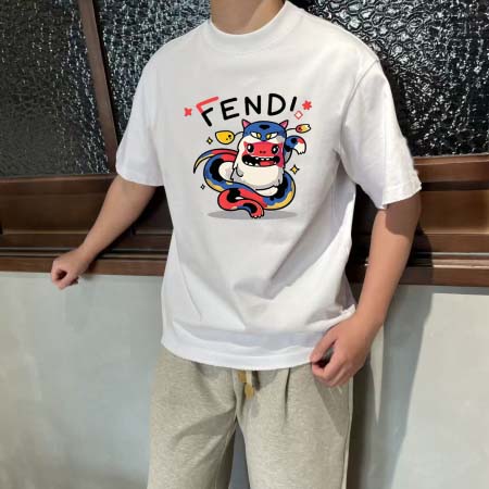 2025年6月6日入荷新作FENDI半袖 Tシャツ誕生日プレゼントの服/人気/BC工場S-XXL