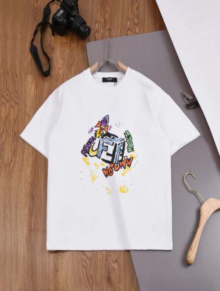 2025年6月6日入荷新作FENDI半袖 Tシャツ誕生日プレゼントの服/人気/BC工場S-XXL