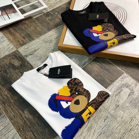 2025年6月6日入荷新作FENDI半袖 Tシャツ誕生日プレゼントの服/人気/BC工場S-XXL