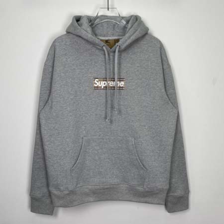 2025年6月12日入荷新作 SUPREME X BURBERRY BOX LOGO HOODED  S-XL 誕生日プレゼント/男女兼用/高品質/正規品と同じ人気/16工場