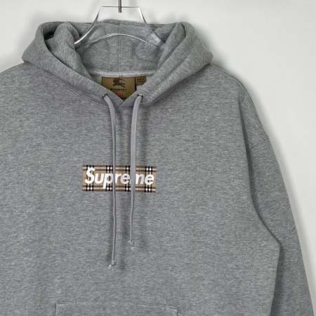 2025年6月12日入荷新作 SUPREME X BURBERRY BOX LOGO HOODED  S-XL 誕生日プレゼント/男女兼用/高品質/正規品と同じ人気/16工場