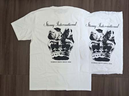 2025年6月12日入荷新作T  STUSSY 25SS DOG CROWN TEE  S-XL  +  誕生日プレゼント/男女兼用/高品質/正規品と同じ人気/16工場