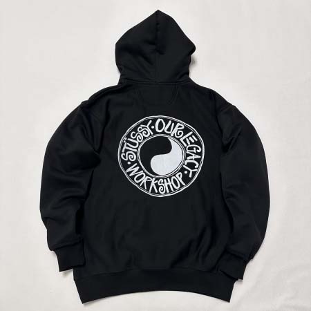 2025年6月12日入荷新作Stussy x OUR LEGACY  FW24 WORK SHOP BUANA HOODIE PIGMENT DYED logo S- XL 誕生日プレゼント/男女兼用/高品質/正規品と同じ人気/16工場