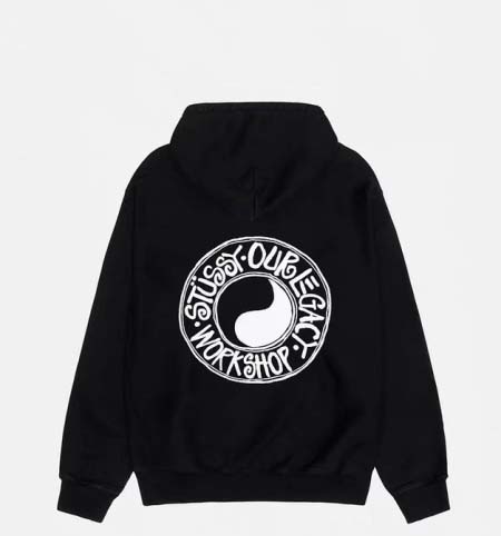 2025年6月12日入荷新作Stussy x OUR LEGACY  FW24 WORK SHOP BUANA HOODIE PIGMENT DYED logo S- XL 誕生日プレゼント/男女兼用/高品質/正規品と同じ人気/16工場