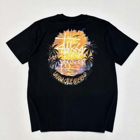 2025年6月12日入荷新作STUSSY SS24 SUNSET TEE T  S-XL 誕生日プレゼント/男女兼用/高品質/正規品と同じ人気/16工場