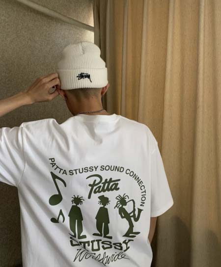 2025年6月12日入荷新作STUSSY X PATTA  SS24  TEE T  S-XL 誕生日プレゼント/男女兼用/高品質/正規品と同じ人気/16工場
