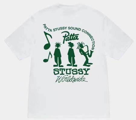 2025年6月12日入荷新作STUSSY X PATTA  SS24  TEE T  S-XL 誕生日プレゼント/男女兼用/高品質/正規品と同じ人気/16工場