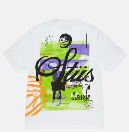 2025年6月12日入荷新作STUSSY X DAVID SS24  CARSON DINO TEE Tee  S-XL 誕生日プレゼント/男女兼用/高品質/正規品と同じ人気/16工場