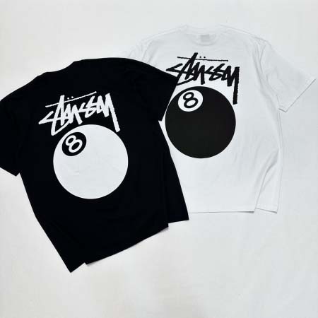 2025年6月12日入荷新作STUSSY 24SS 8 BALL PIGMENT DYED TEE 8 8T  S- XL 誕生日プレゼント/男女兼用/高品質/正規品と同じ人気/16工場