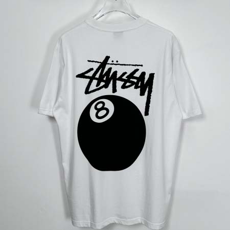 2025年6月12日入荷新作STUSSY 24SS 8 BALL PIGMENT DYED TEE 8 8T  S- XL 誕生日プレゼント/男女兼用/高品質/正規品と同じ人気/16工場