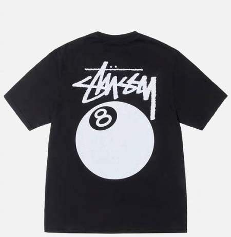 2025年6月12日入荷新作STUSSY 24SS 8 BALL PIGMENT DYED TEE 8 8T  S- XL 誕生日プレゼント/男女兼用/高品質/正規品と同じ人気/16工場