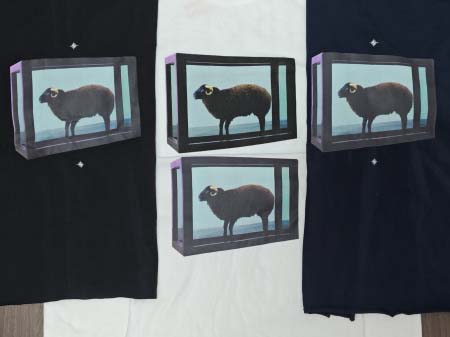 2025年6月12日入荷新作 T  SUPREME 25SS DAMIEN HIRST BLACK SHEEP TEE  S- XL  誕生日プレゼント/男女兼用/高品質/正規品と同じ人気/16工場