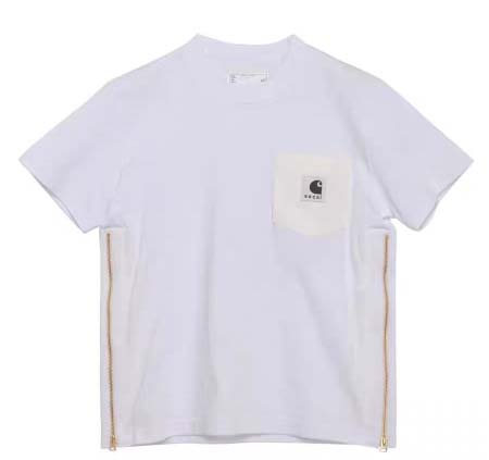 2025年6月13日入荷新作SACAI X CARHARTT  S/S24  POCKET TEE Tee 1-4（S- XL）誕生日プレゼント/男女兼用/高品質/正規品と同じ人気/16工場