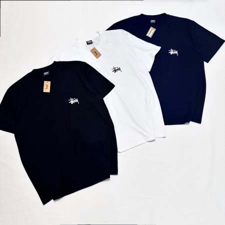 2025年6月13日入荷新作Stussy SS24 Basic Stüssy TeeLogoT S-XL誕生日プレゼント/男女兼用/高品質/正規品と同じ人気/16工場