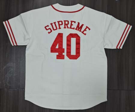 2025年6月13日入荷新作 SUPREME 40 ACRES TWILL BASEBALL JERSEY  40  40，，  ，誕生日プレゼント/男女兼用/高品質/正規品と同じ人気/16工場
