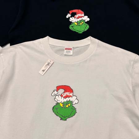 2025年6月13日入荷新作T SUPREME FW24 T GRINCH TEE  S-XL誕生日プレゼント/男女兼用/高品質/正規品と同じ人気/16工場
