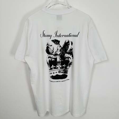 2025年6月13日入荷新作T STUSSY SS25 DOG CROWN TEE  S- XL    誕生日プレゼント/男女兼用/高品質/正規品と同じ人気/16工場