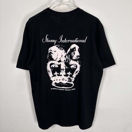 2025年6月13日入荷新作T STUSSY SS25 DOG CROWN TEE  S- XL    誕生日プレゼント/男女兼用/高品質/正規品と同じ人気/16工場
