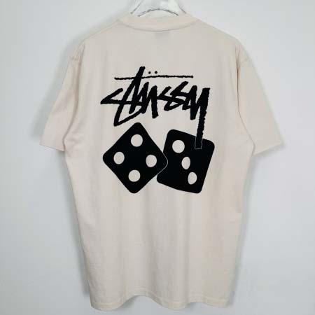 2025年6月13日入荷新作STUSSY SS25 DICE TEE PIGMENT DYED T  S-XL    誕生日プレゼント/男女兼用/高品質/正規品と同じ人気/16工場