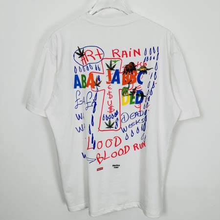 2025年6月13日入荷新作T SUPREME X MARTINE  ROSE LEE SCRATCH PERRY TEE  S- XL    誕生日プレゼント/男女兼用/高品質/正規品と同じ人気/16工場