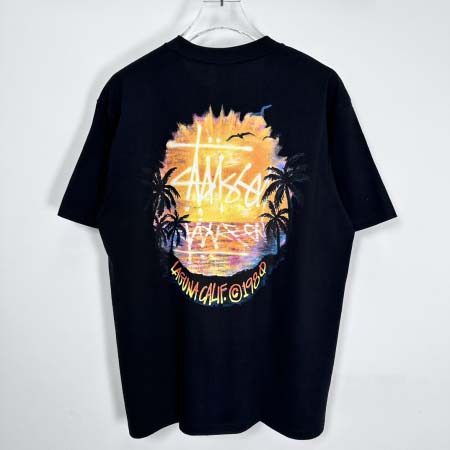 2025年6月14日入荷新作STUSSY SS24 SUNSET TEE T S-XL  誕生日プレゼント/男女兼用/高品質/正規品と同じ人気/16工場