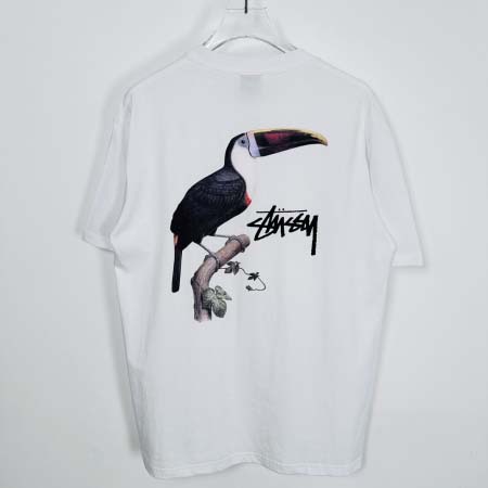 2025年6月14日入荷新作STUSSY SS24 TOUCAN TEE T S-XL  誕生日プレゼント/男女兼用/高品質/正規品と同じ人気/16工場