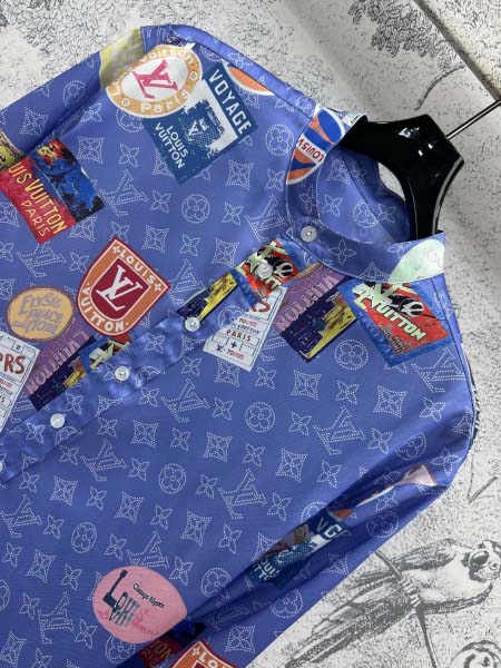 2025年6月18日入荷春夏新作Louis Vuitton春夏長袖 シャツファッション/誕生日プレゼント/贈り物 can工場