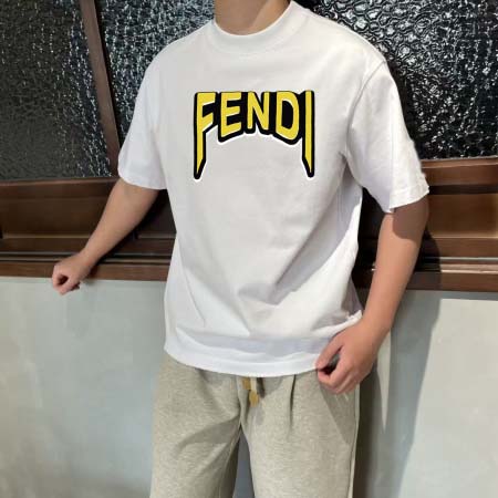 2025年6月20日入荷新作FENDI 半袖 Tシャツ★人気商品★/ファッションの流行/贈り物/HJ工場S-XXL