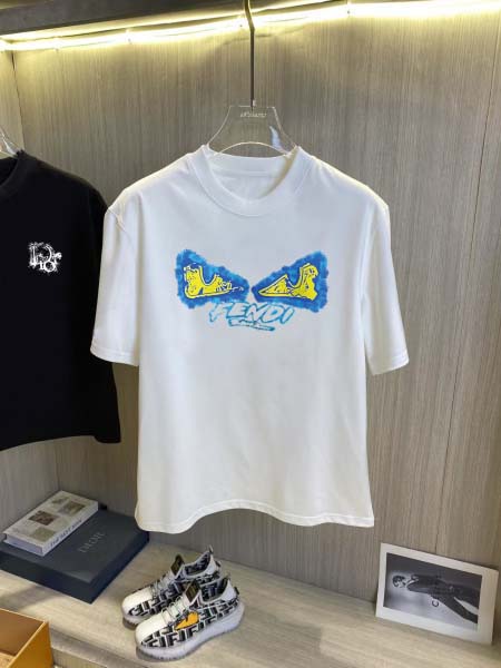 2025年6月20日入荷新作FENDI 半袖 Tシャツ★人気商品★/ファッションの流行/贈り物/HJ工場S-XXL