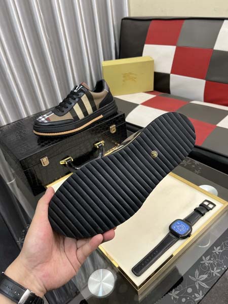 2025年6月20日入荷新品BURBERRYカジュアルシューズ/スニーカー｜メンズ靴人気本革製ギフト/誕生日/TL工場