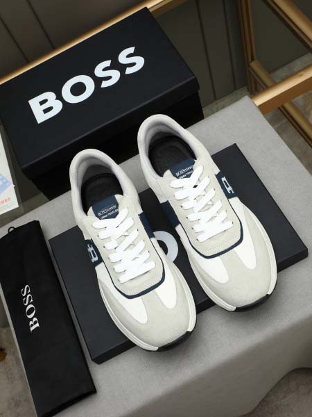 2025年6月20日入荷新品BOSSカジュアルシューズ/スニーカー｜メンズ靴人気本革製ギフト/誕生日/TL工場