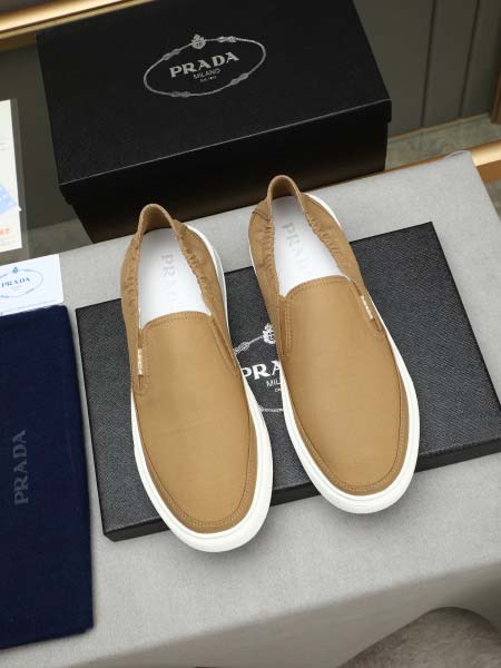 2025年6月20日入荷新品Pradaカジュアルシューズ/スニーカー｜メンズ靴人気本革製ギフト/誕生日/TL工場