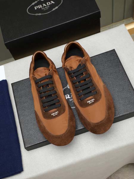 2025年6月20日入荷新品Pradaカジュアルシューズ/スニーカー｜メンズ靴人気本革製ギフト/誕生日/TL工場