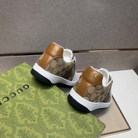 2025年6月20日入荷新品Gucciカジュアルシューズ/スニーカー｜メンズ靴人気本革製ギフト/誕生日/TL工場