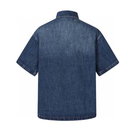 2025年6月23日入荷新作Pradaデニムのシャツ 原版復刻人気で【极品】/正規品と同じサイズ/YGY工場