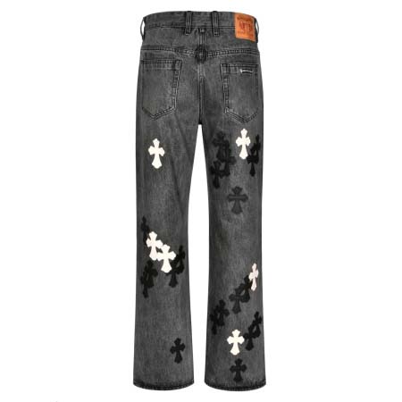 2025年6月24日入荷新作chrome heartsデニムパンツ 原版復刻人気で【极品】/正規品と同じサイズ/YGY工場